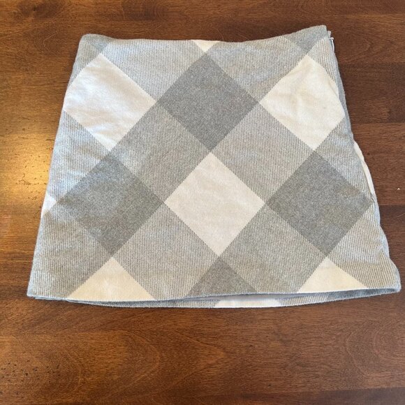 Gymboree cotton y2k white and grey plaid skirt 5 - Picture 1 of 5